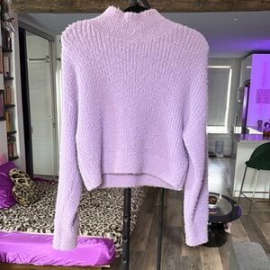 Fuzzy Lavender Sweater